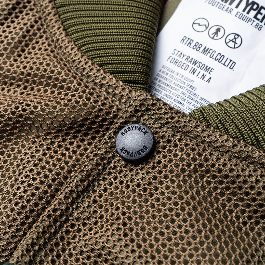Varsity Jacket Rawtype Riot X Bodypack - Olive