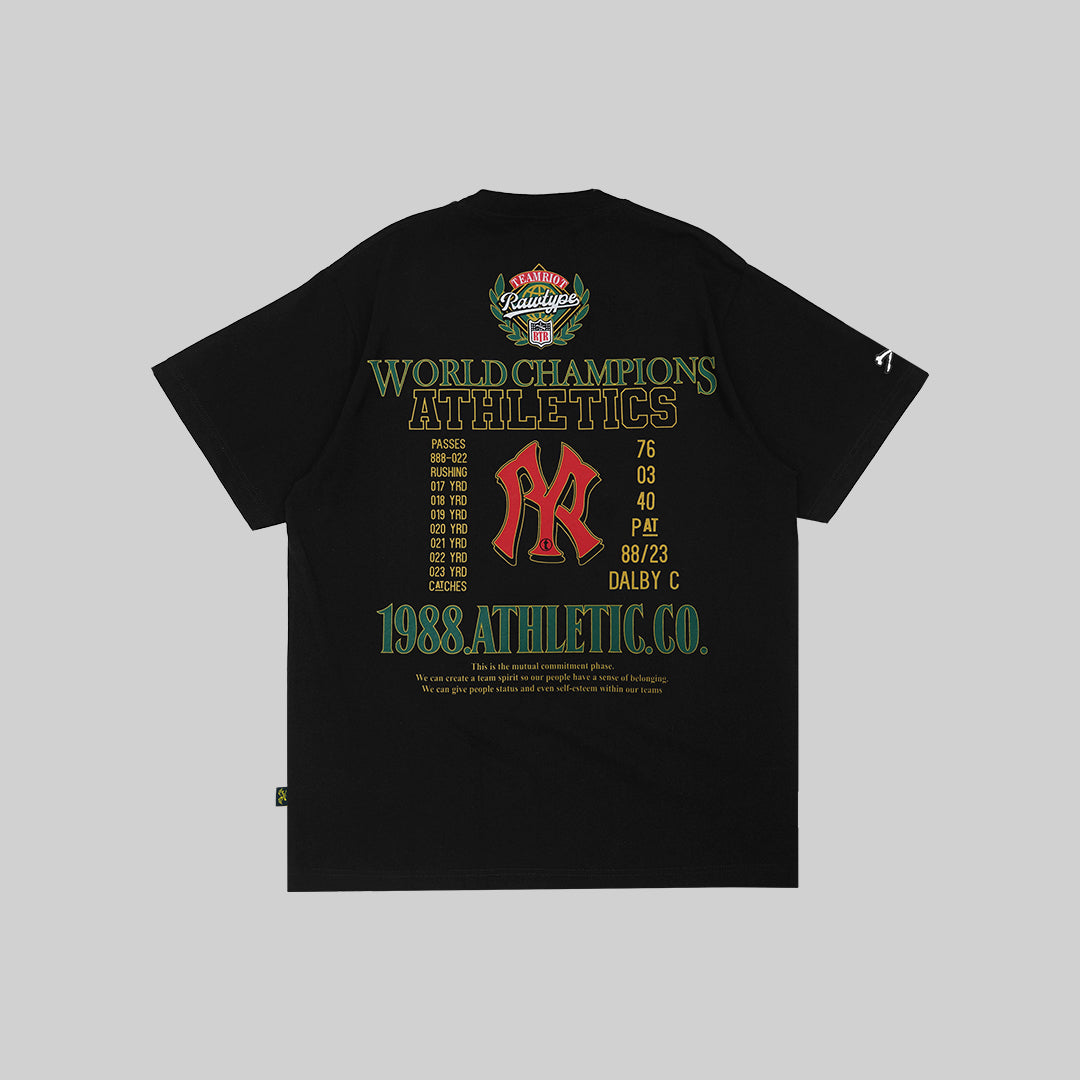 RAWTYPE RIOT 88 Champ S&D Tees - Black