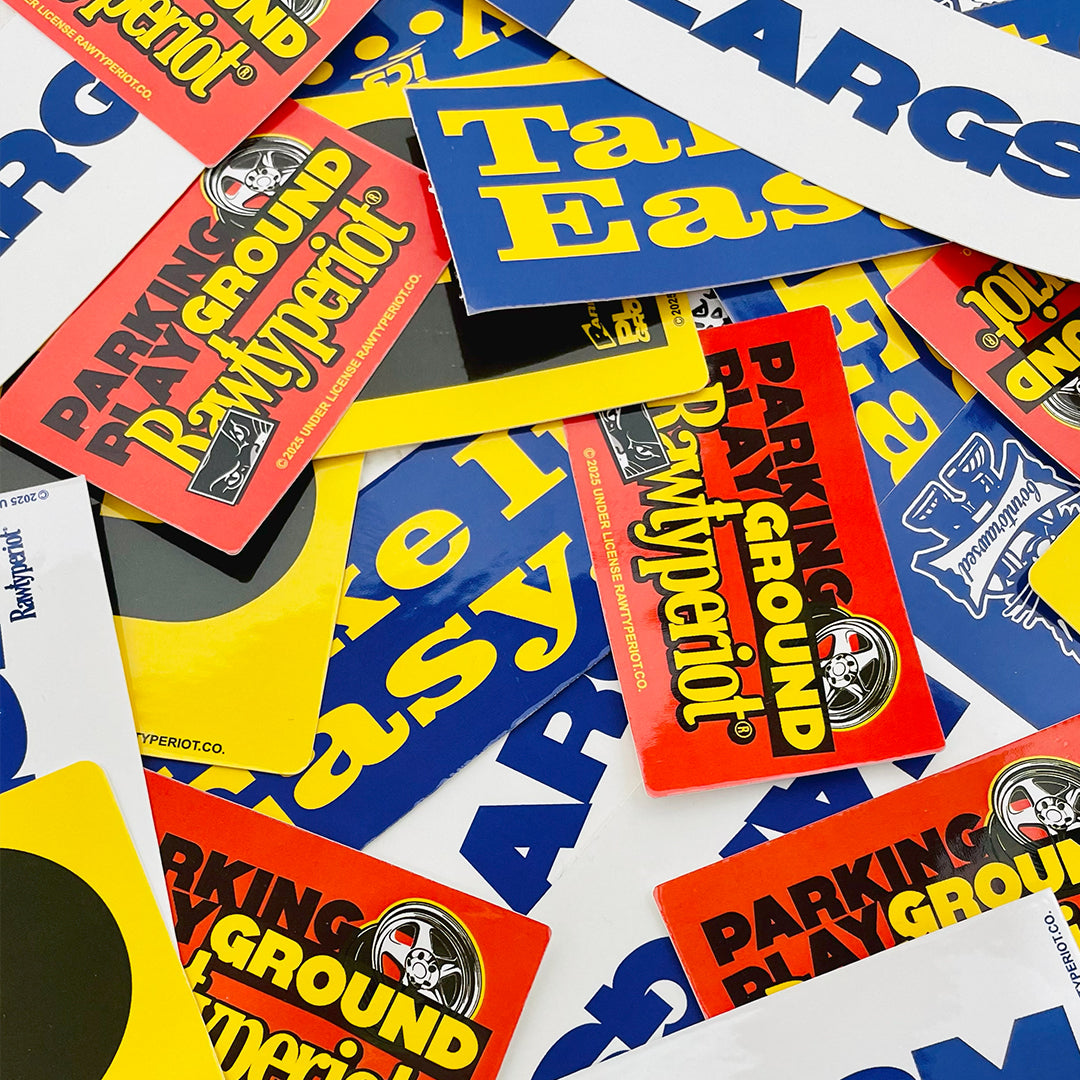 RAWTYPE RIOT Parking Playground Sticker Pack