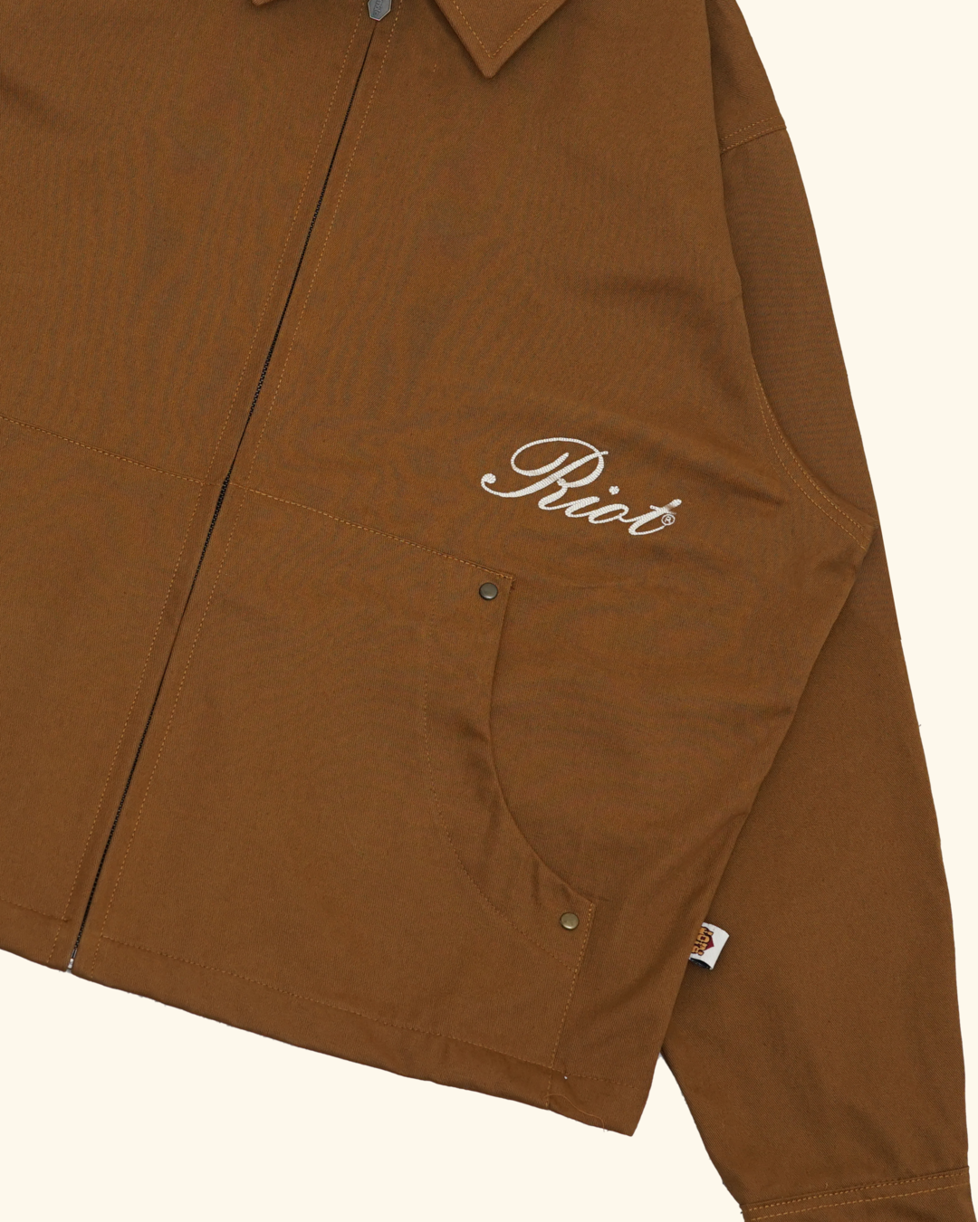 RAWTYPE RIOT Basic Chainstitch wj - Brown