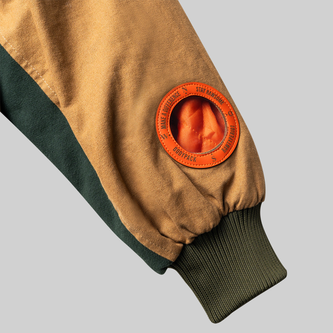 Varsity Jacket Rawtype Riot X Bodypack - Olive