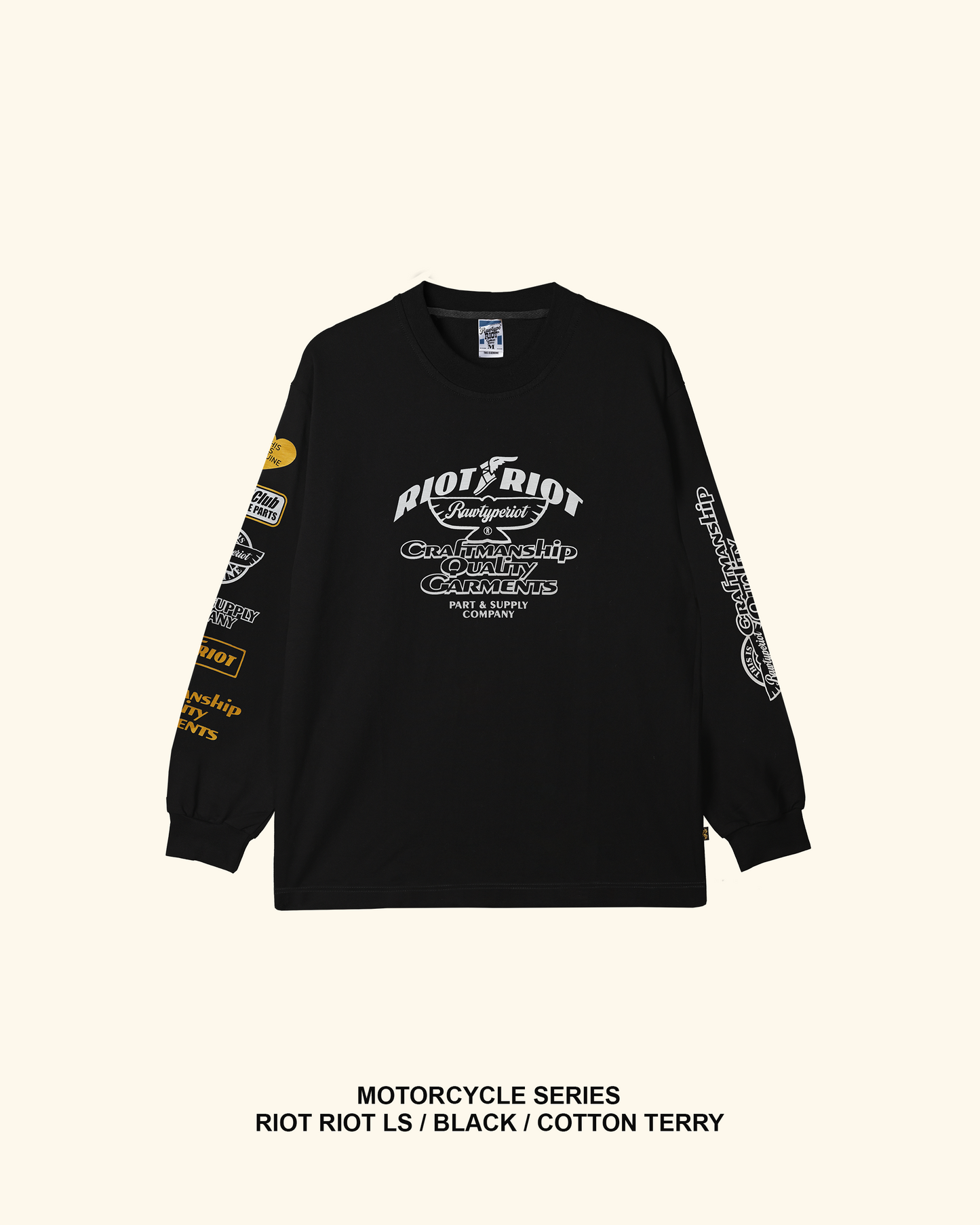 RAWTYPE RIOT Riot Riot Long Sleeve - Black