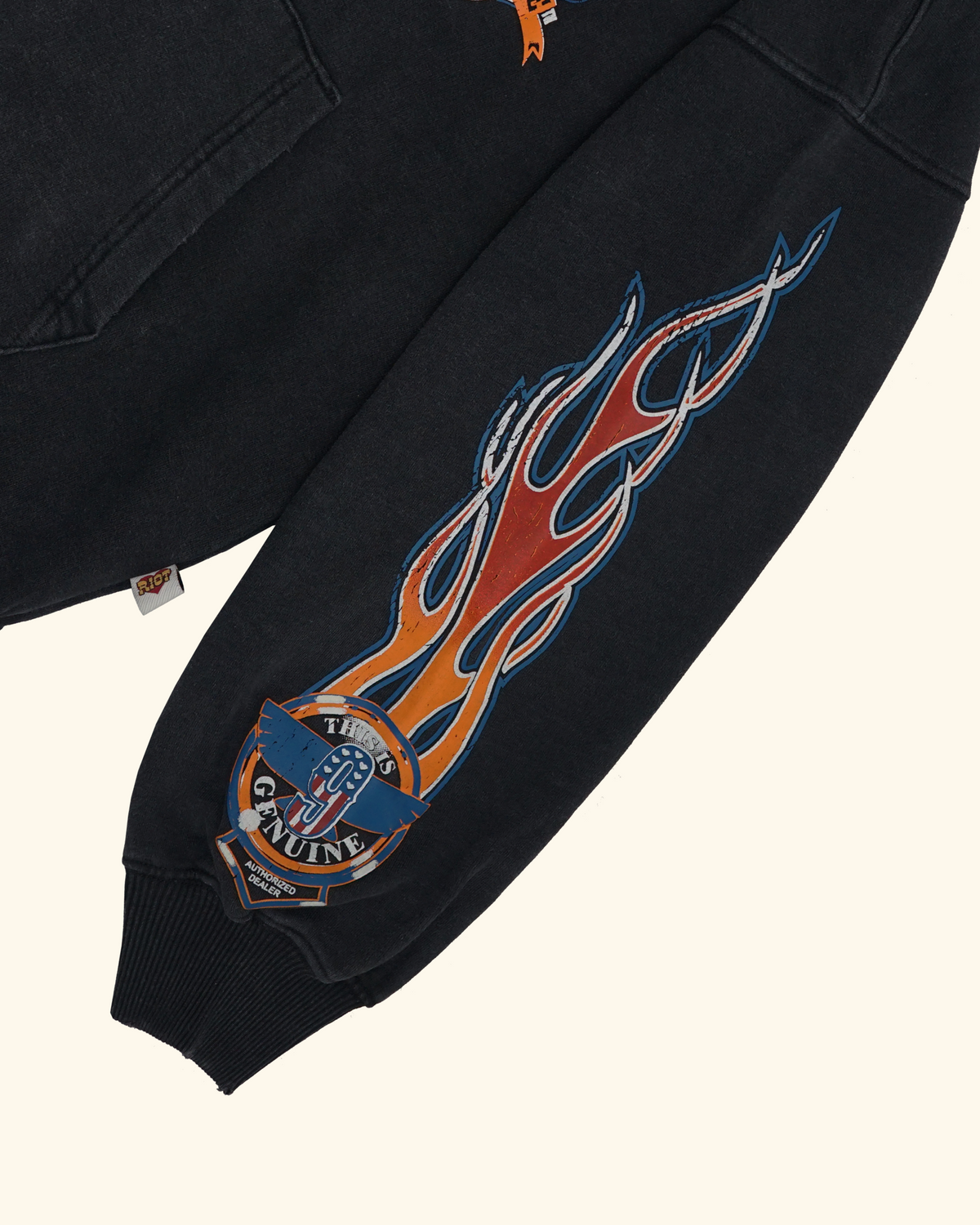 RAWTYPE RIOT Rtr Anniv 9Th Zipper hood - Black