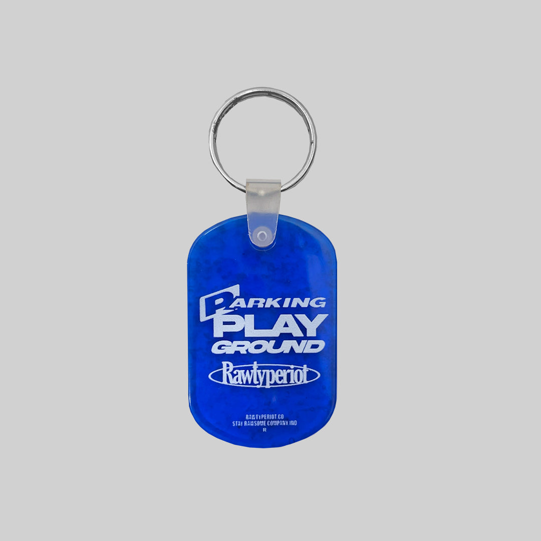 RAWTYPE RIOT Parking Playground Keychain - Blue