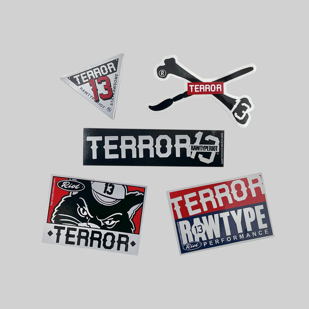 RAWTYPE RIOT Sticker Pack - Terror X RTR