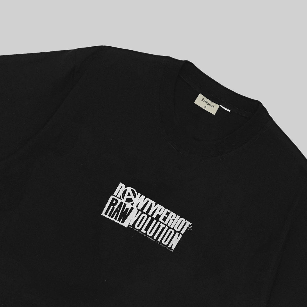 RAWTYPE RIOT Rawvolution 8Th Tees - Black