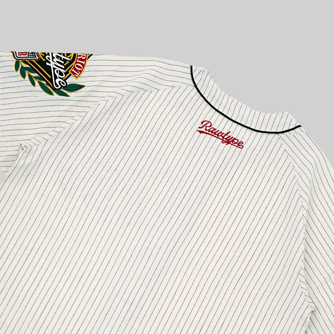 RAWTYPE RIOT Old Champ Jersey Strip - Bwhite
