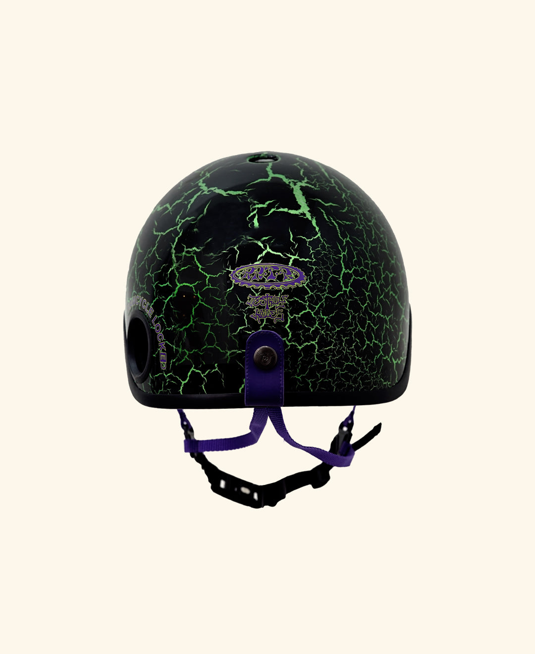 RRAWCYCLE HELMET - BLACK GREEN