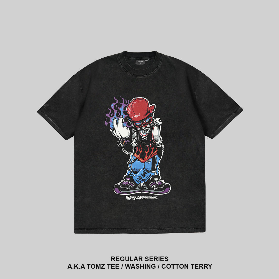 A K A TOMZ TEE - BLACK