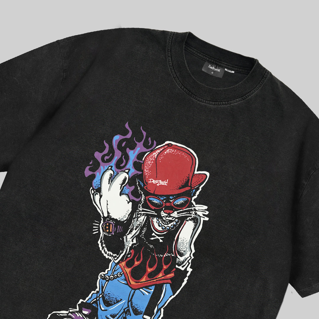 A K A TOMZ TEE - BLACK