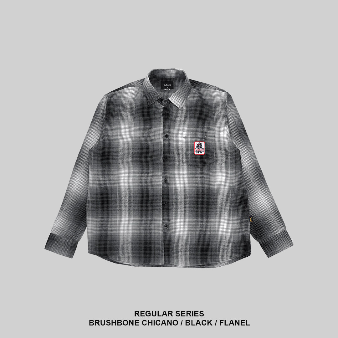 BRUSHBONE CHICANO - BLACK