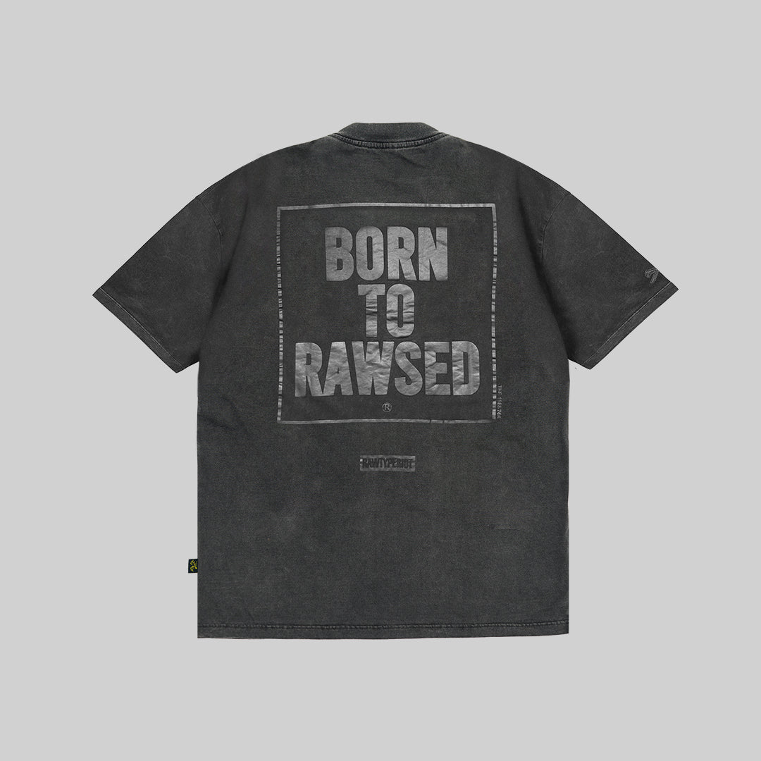 BTR SKULL TEE - BLACKWASH