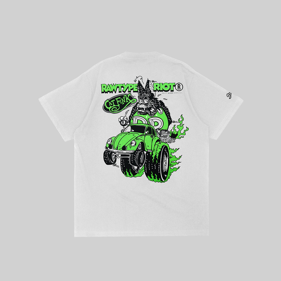 CAT FINK BUG - WHITE