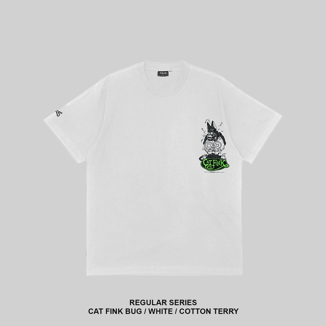 CAT FINK BUG - WHITE
