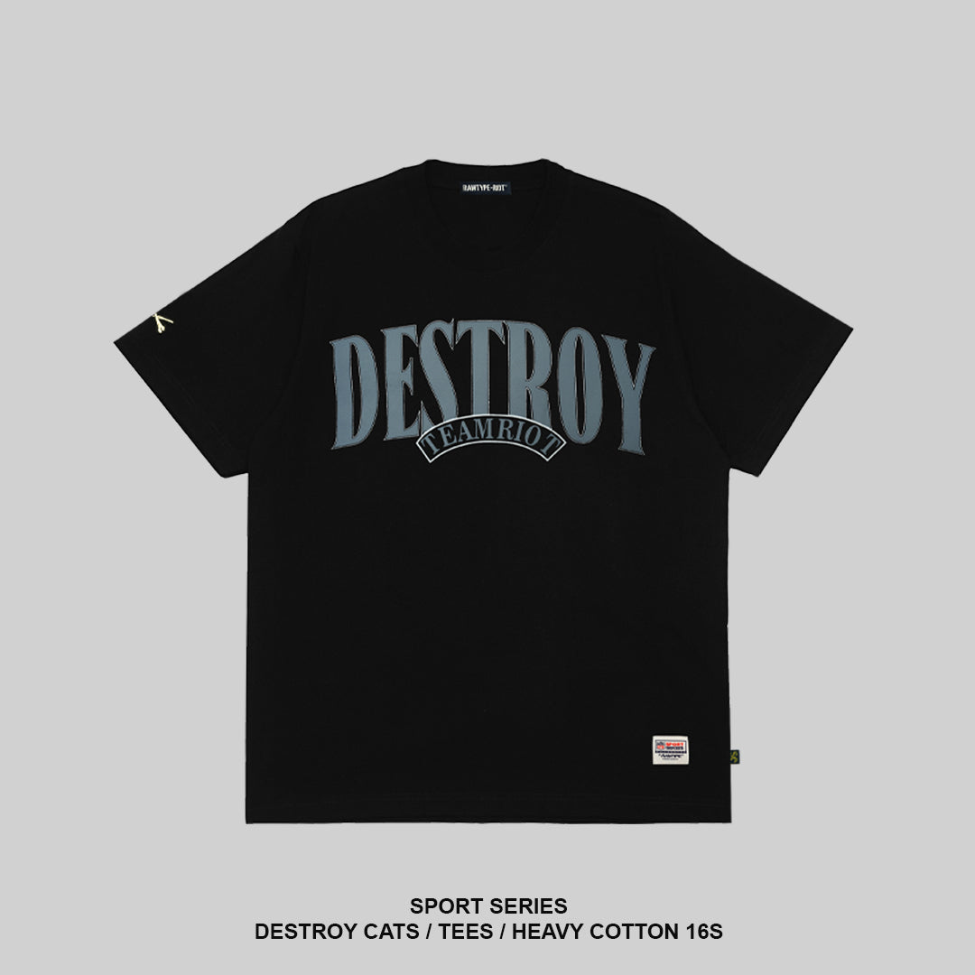 Destroy Cats Tees - Black