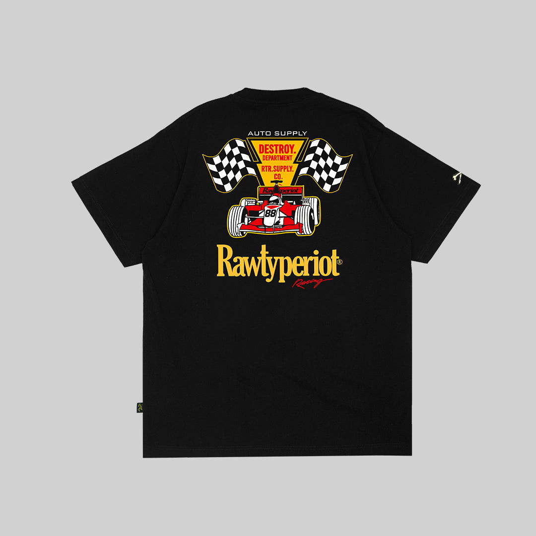 V12 RACING TEES - BLACK