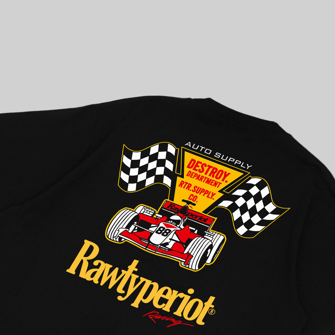 V12 RACING TEES - BLACK