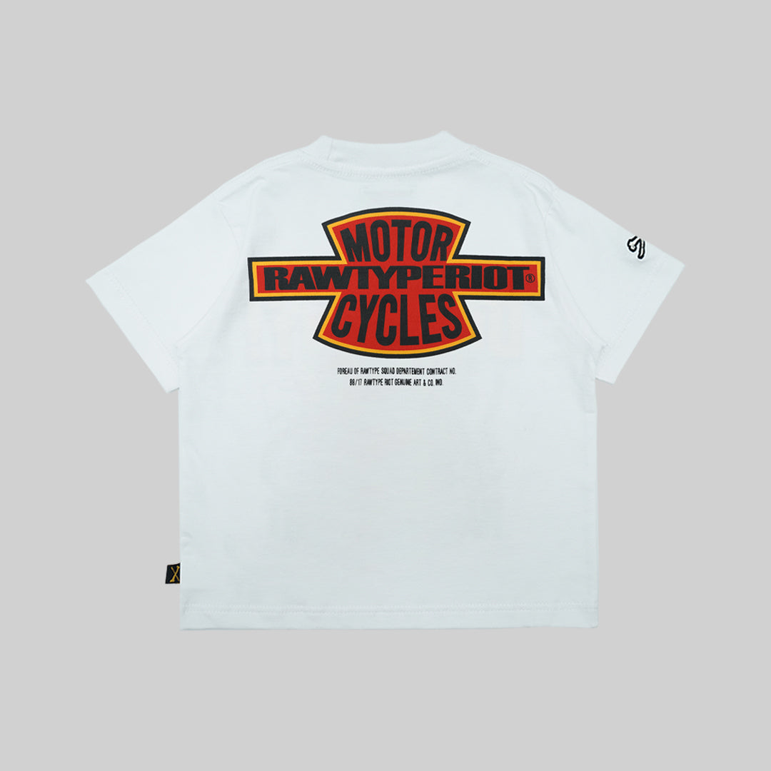CAT SPEED KIDS TEES - WHITE