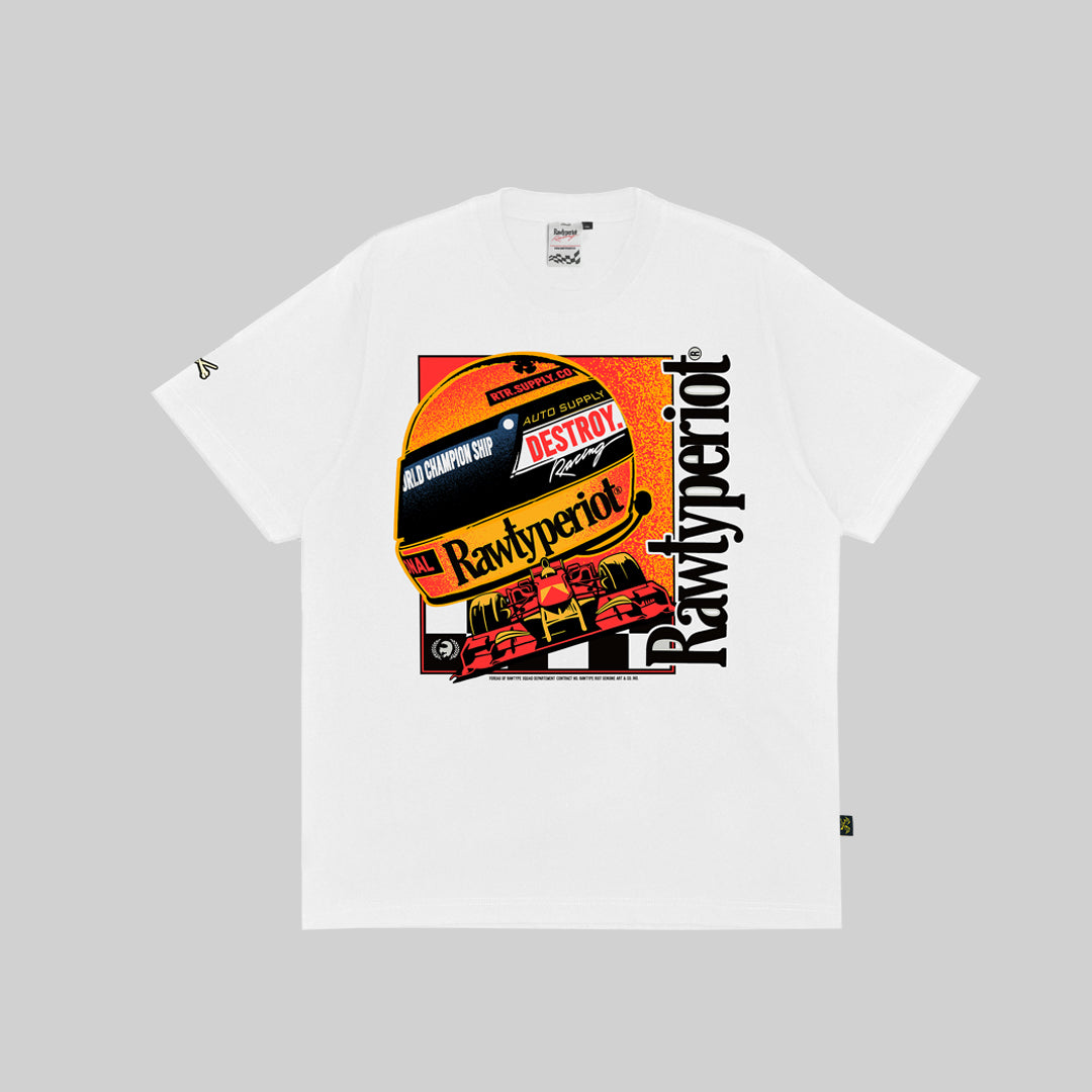 CHAMPIONS HELMET TEES - WHITE