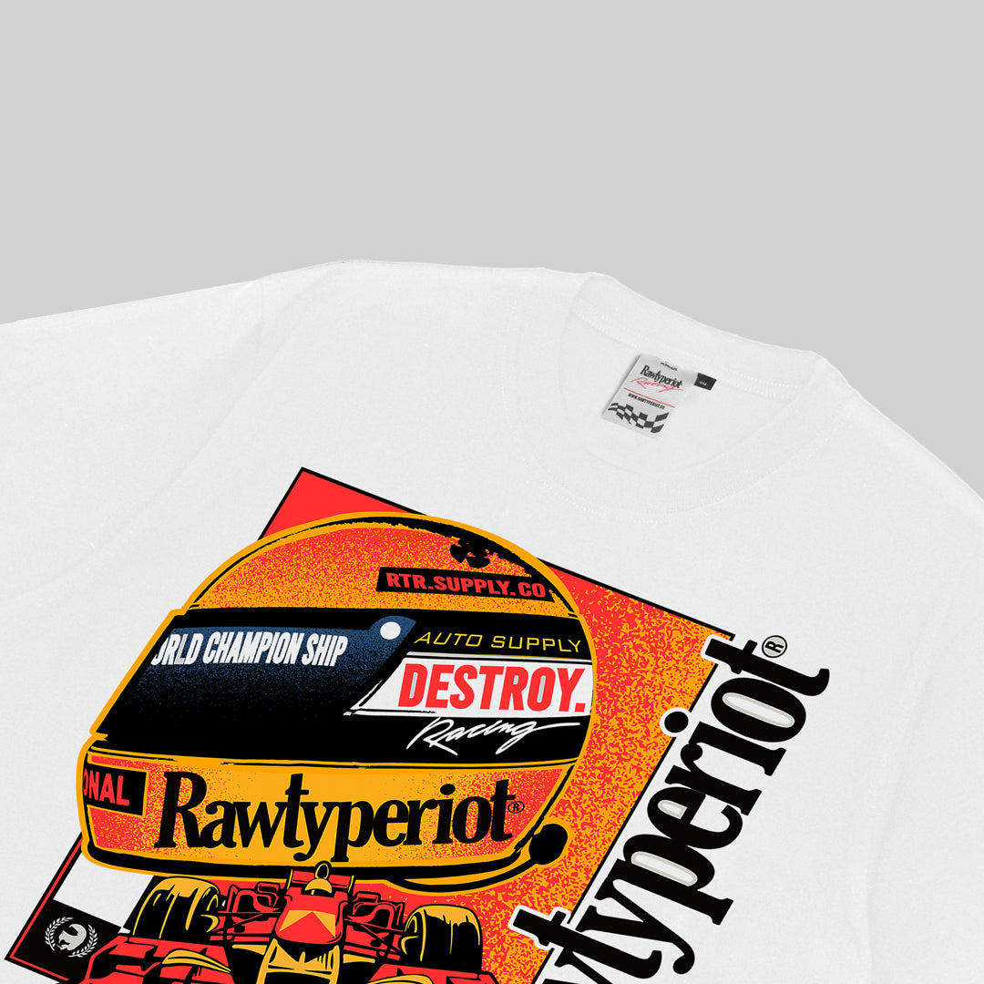 CHAMPIONS HELMET TEES - WHITE