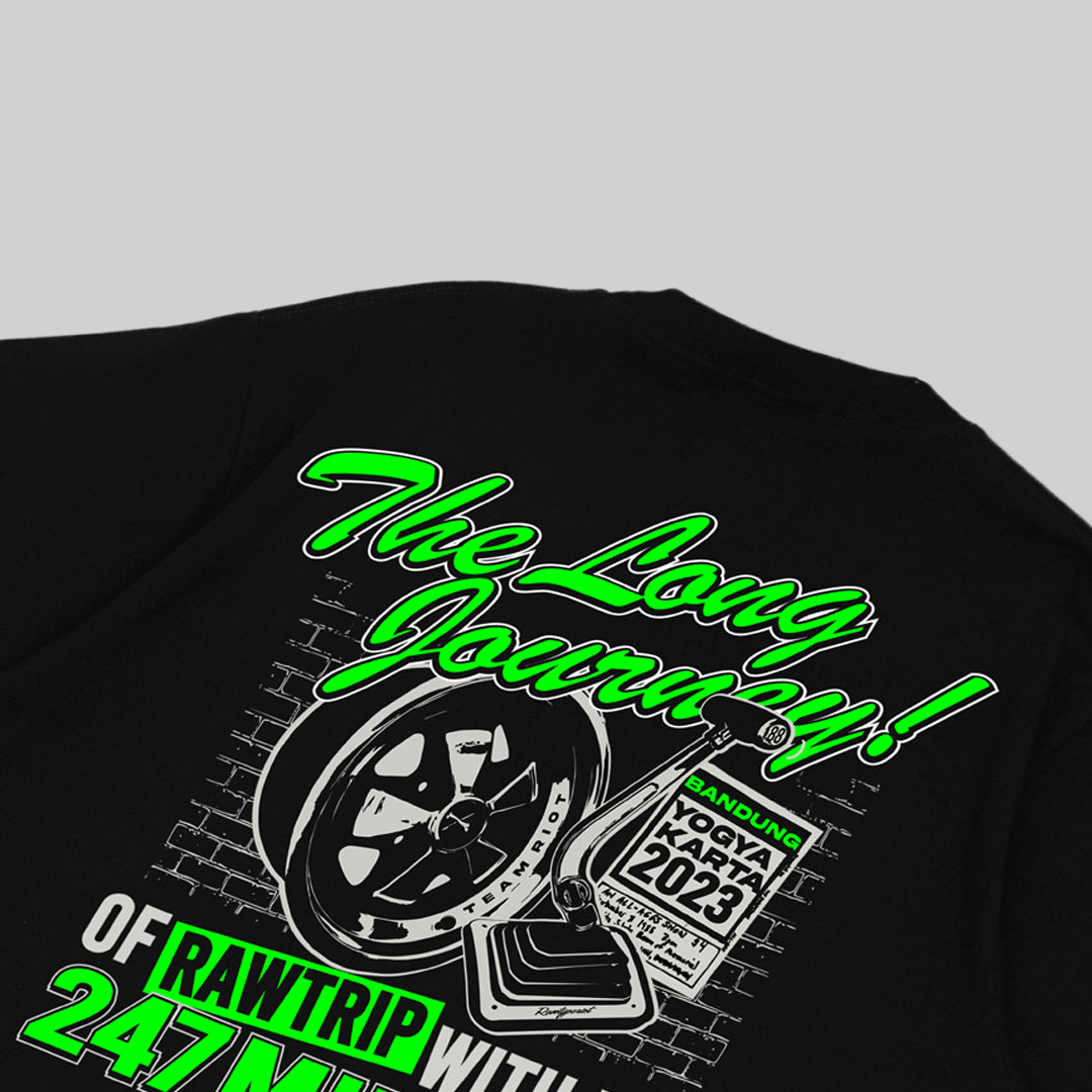 Rawtrip 247 Miles Tees - Black