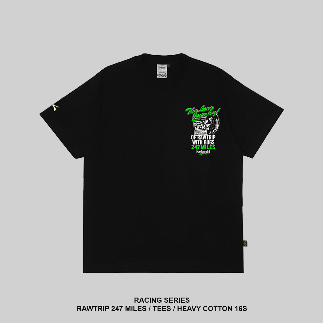 Rawtrip 247 Miles Tees - Black