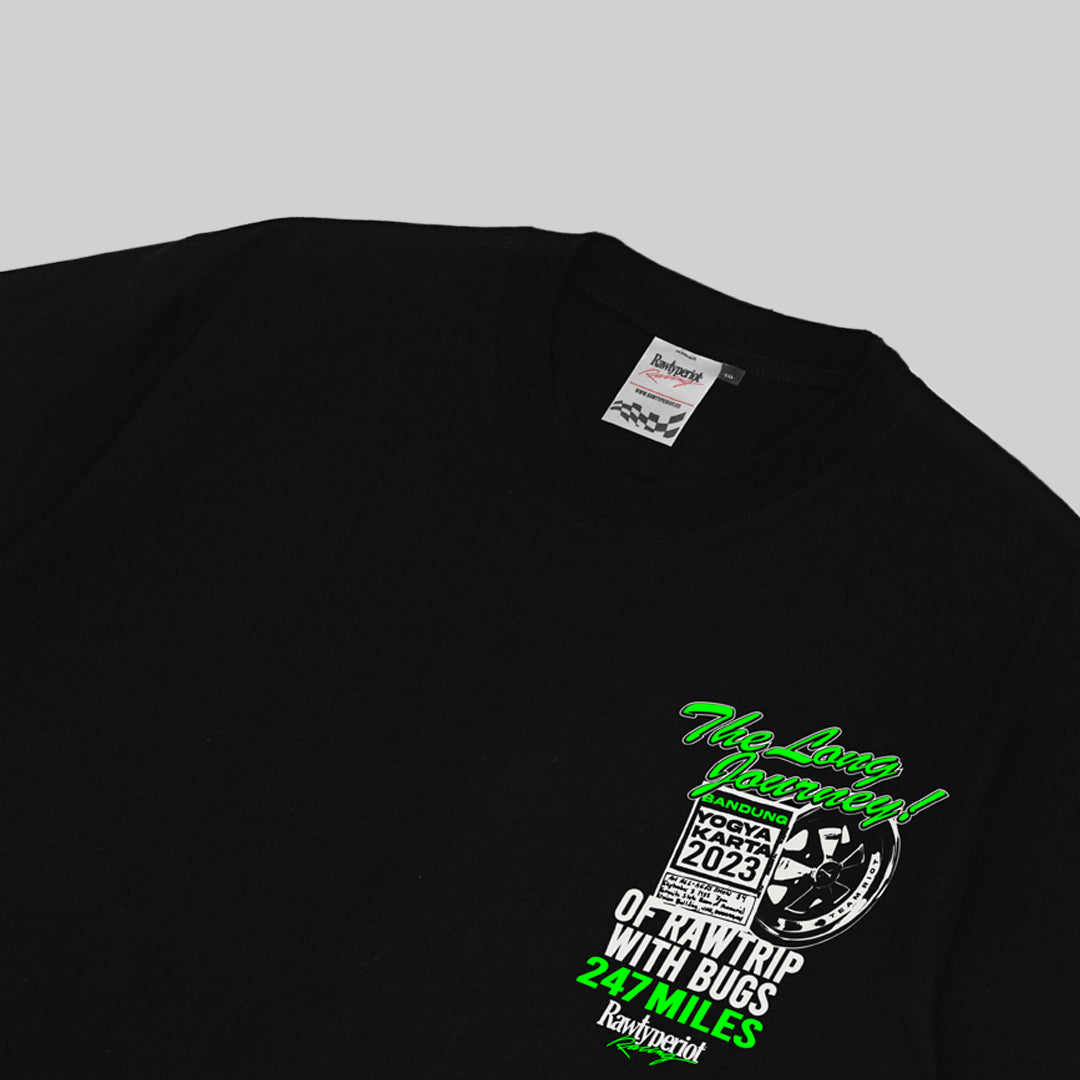 Rawtrip 247 Miles Tees - Black