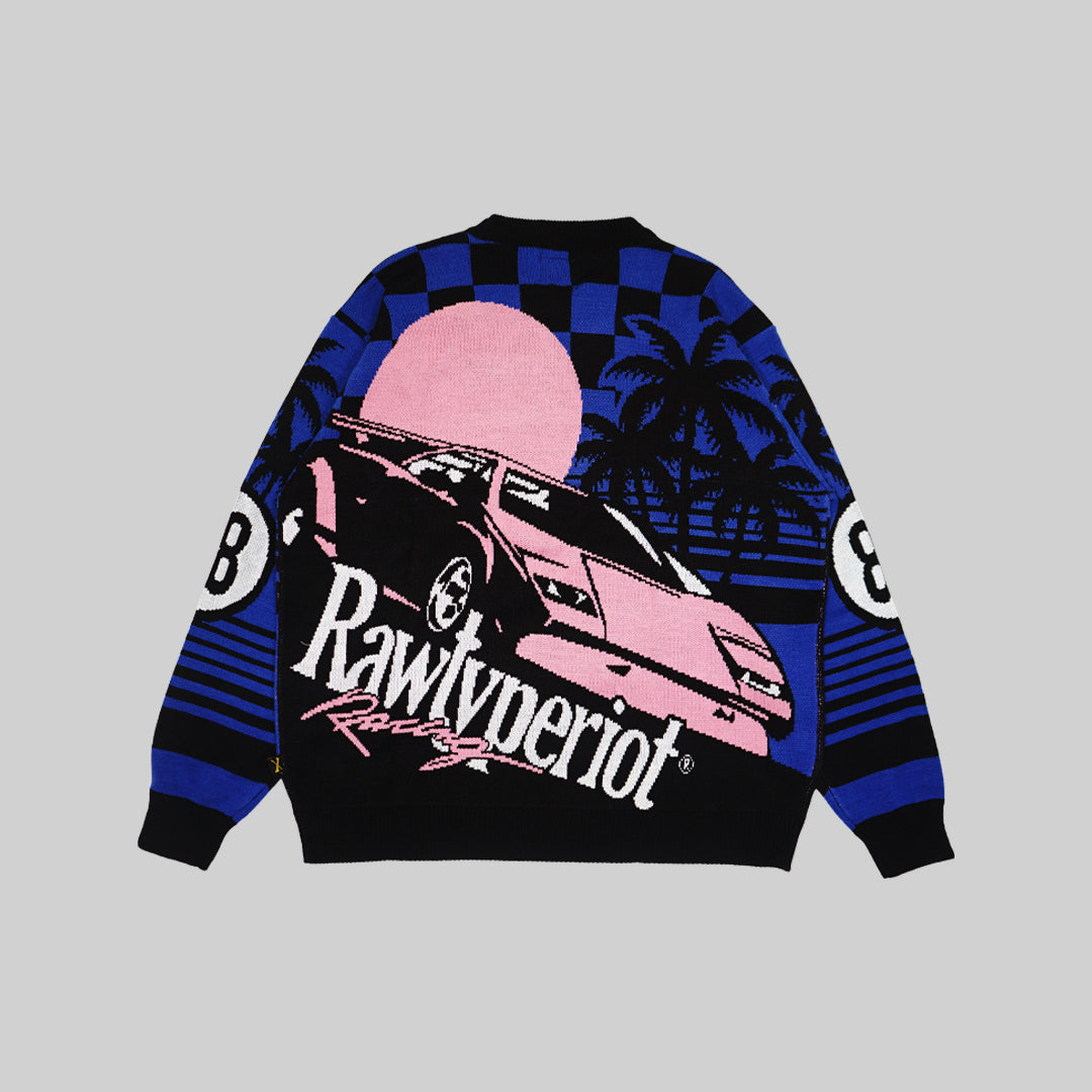 RACING SUMMER KNIT - BLUE