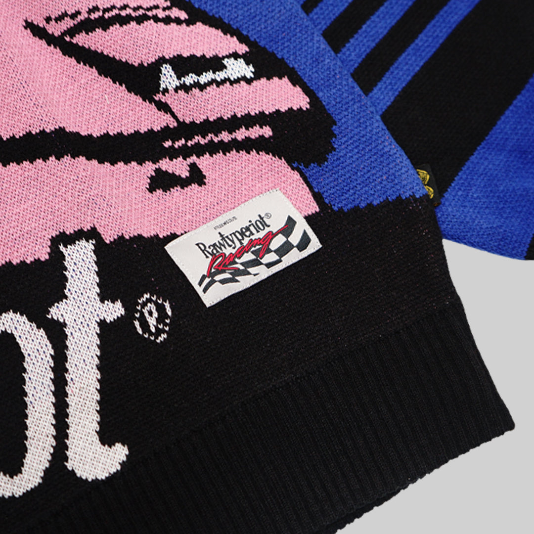 RACING SUMMER KNIT - BLUE