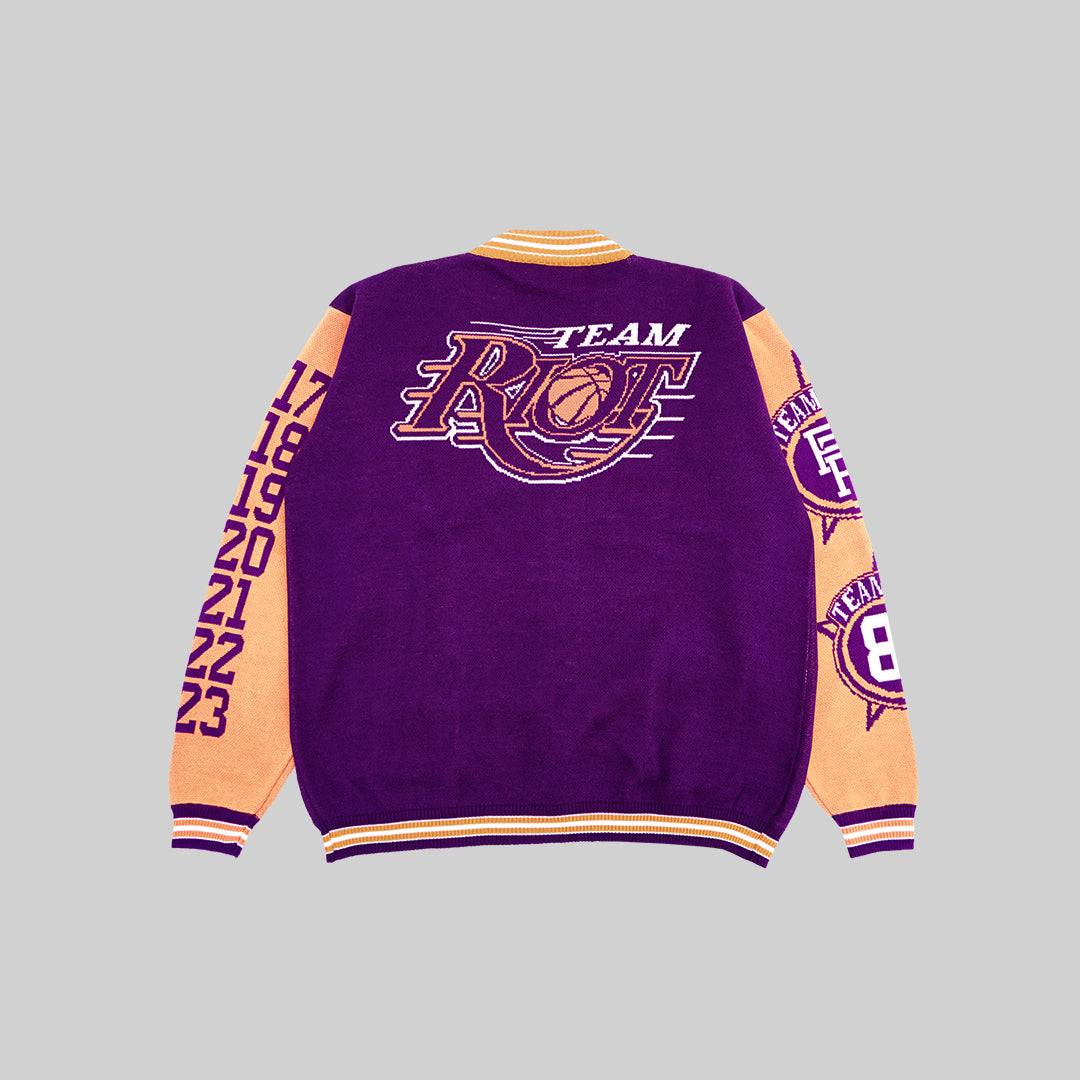 TEAMRIOT SS KNIT - PURPLE