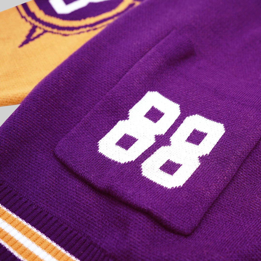 TEAMRIOT SS KNIT - PURPLE