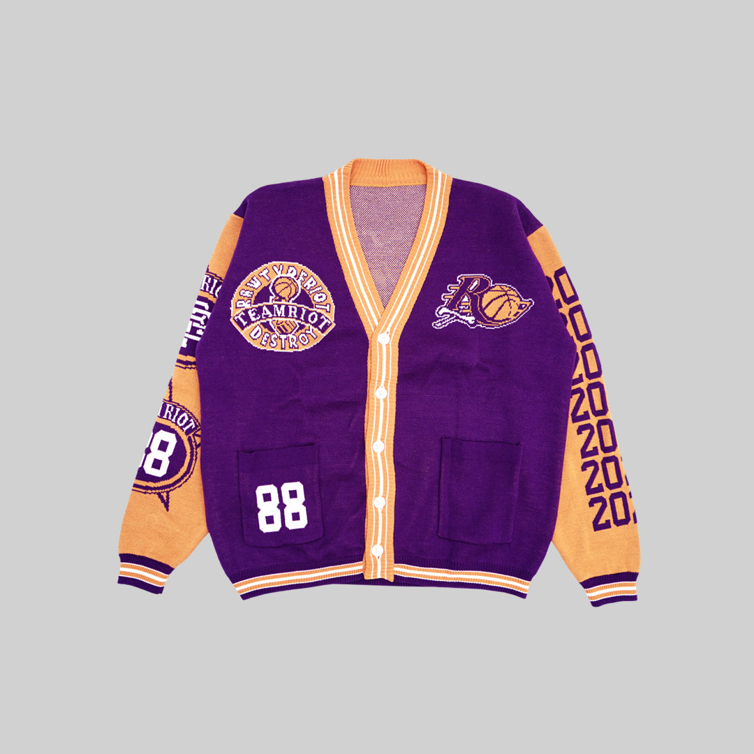 TEAMRIOT SS KNIT - PURPLE