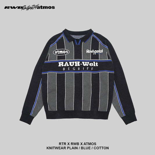 ATMOS X RWB X RTR KNITWEAR STRIPED - BLUE