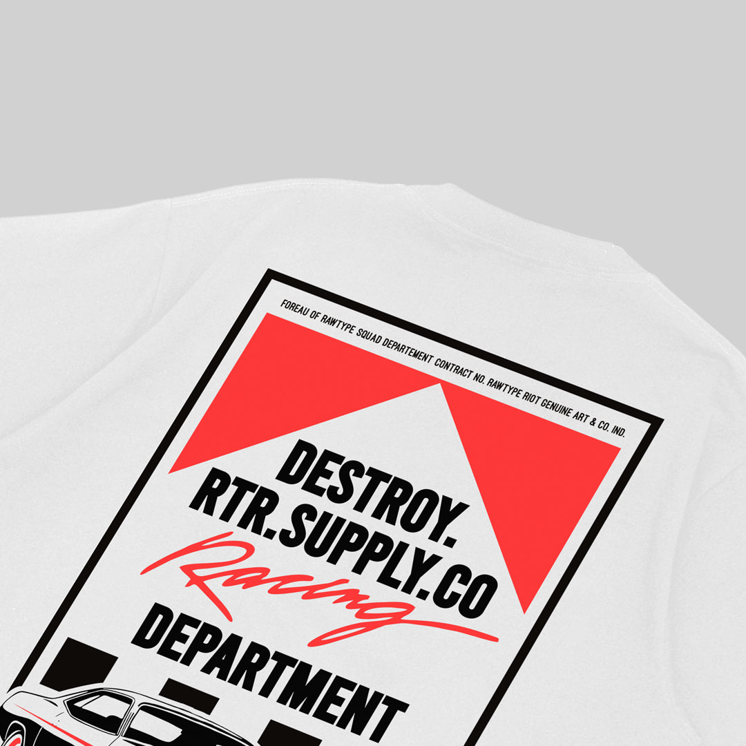 CLASSIC CAR TEES - WHITE