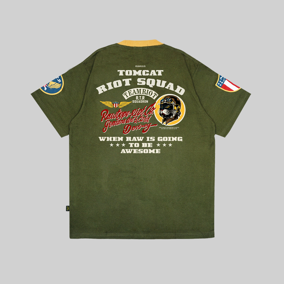 Tomcat Squad Tees - Olive