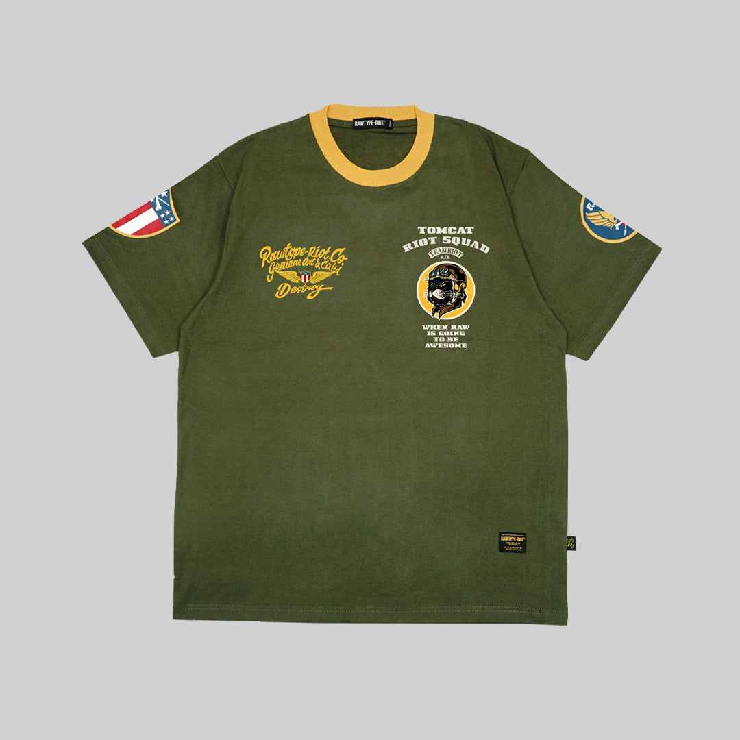 Tomcat Squad Tees - Olive