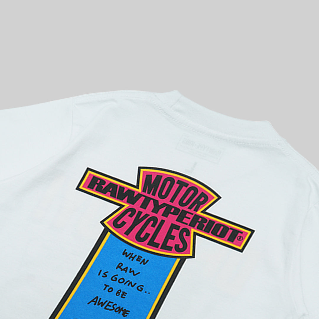 Destroy Cycles Kids Tees - White