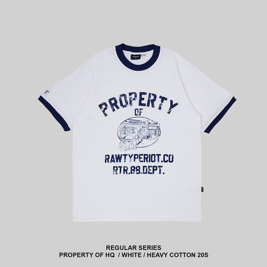 PROPERTY OF HQ - WHITE