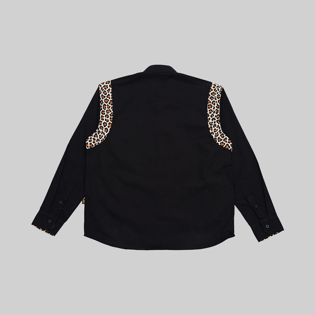 R88 LEO L.S SHIRT - BLACK