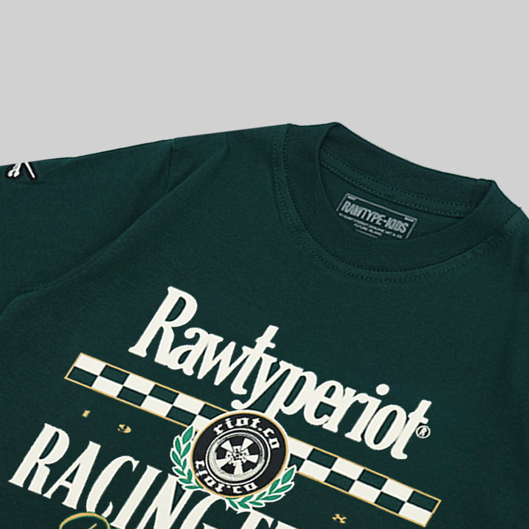 RACING TEAM KIDS TEES - GREEN