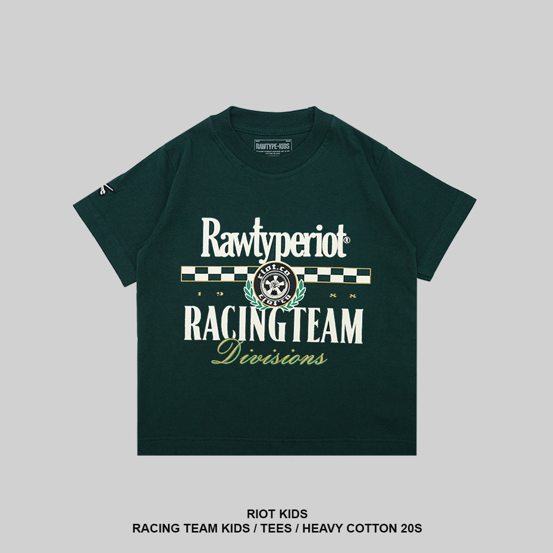 RACING TEAM KIDS TEES - GREEN