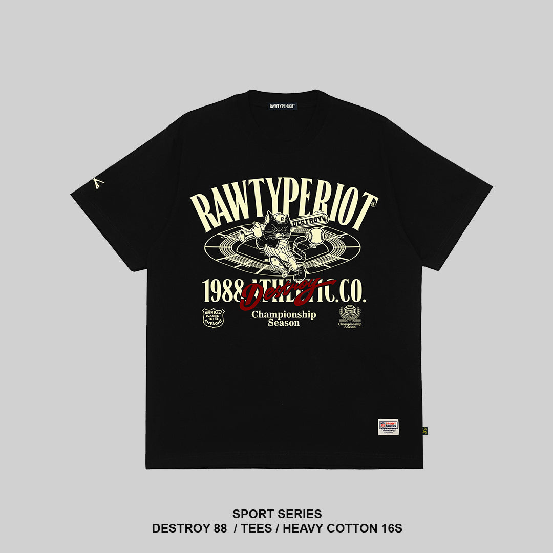 DESTROY 88 TEES - BLACK