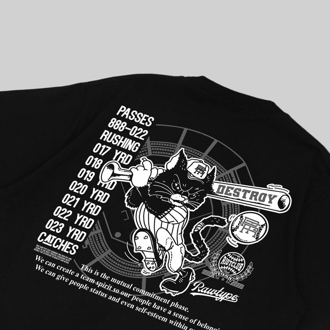 CHAMPIONS DESTROY TEES - BLACK