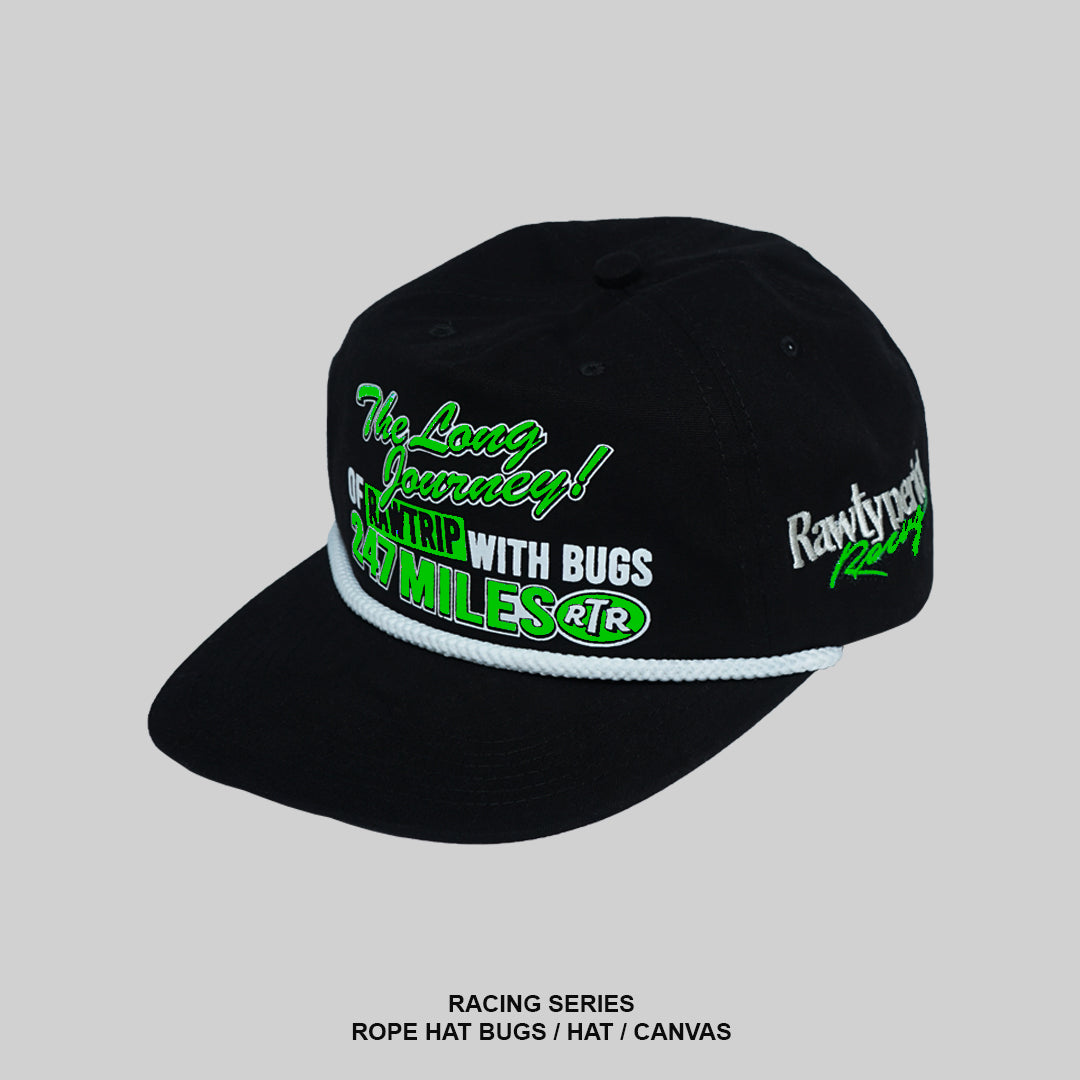 ROPE HAT BUGS - BLACK