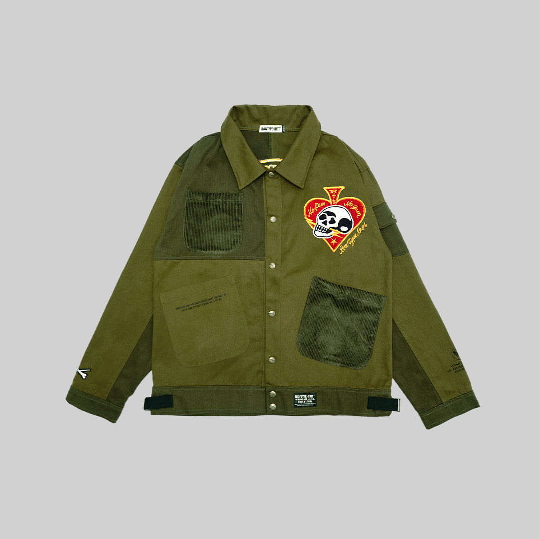 SKULL DESTROY SJ - OLIVE