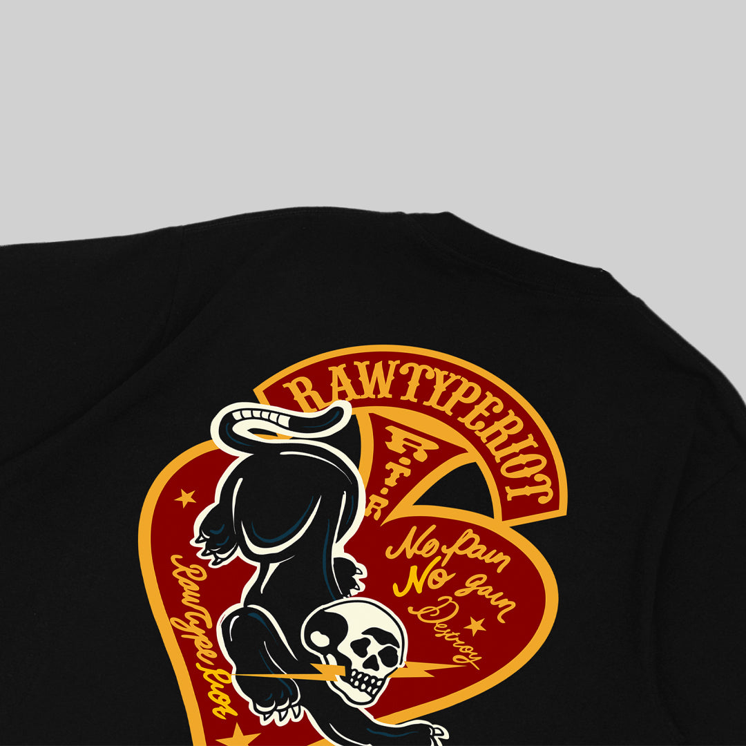 Skull destroy tees - Black