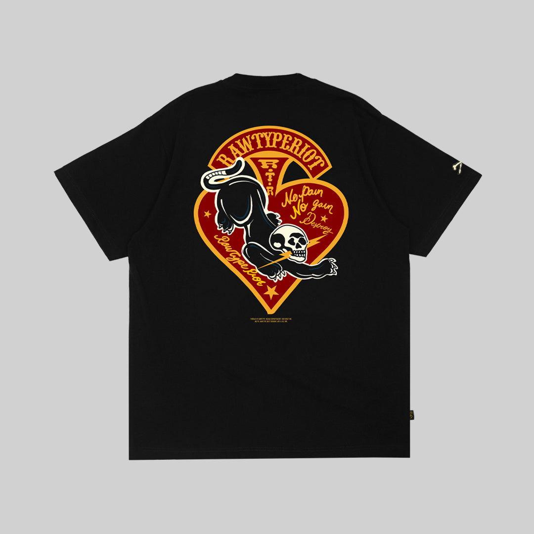 Skull destroy tees - Black