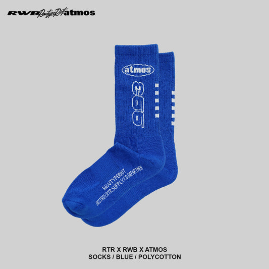 ATMOS X RWB X RTR SOCKS - BLUE