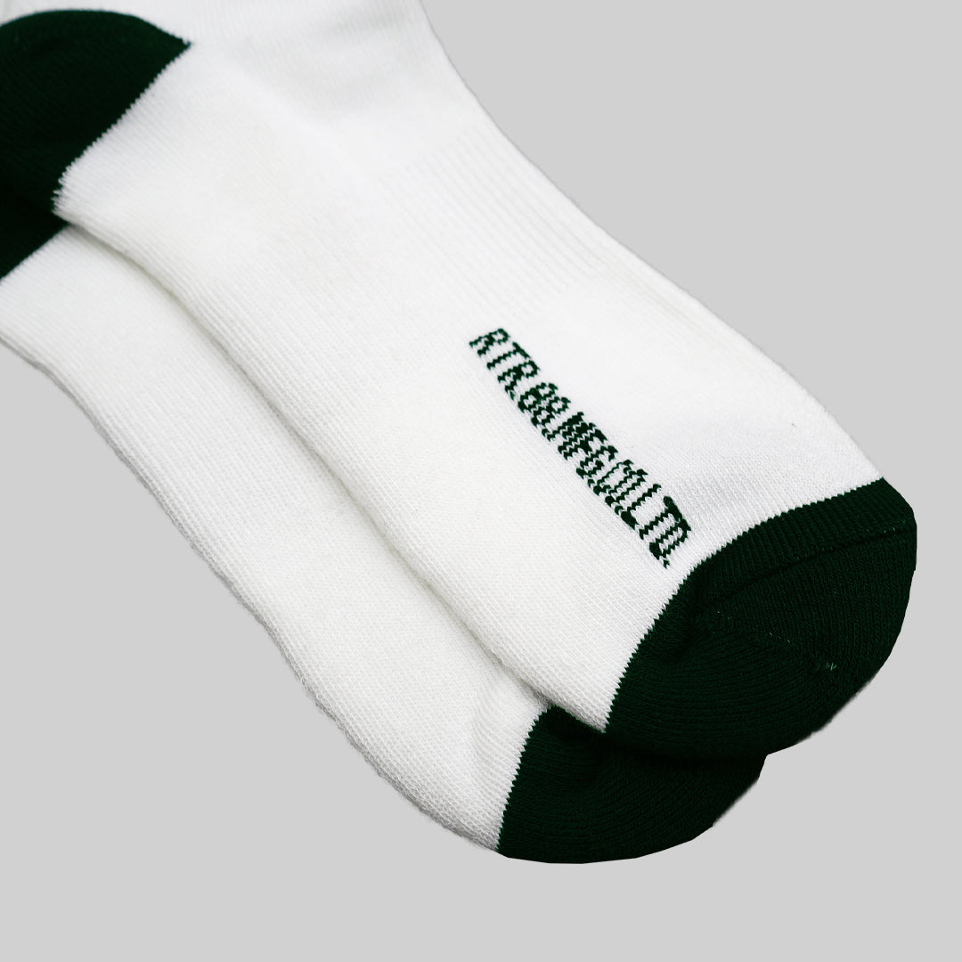 RTR STRIPE RED SOCKS - White