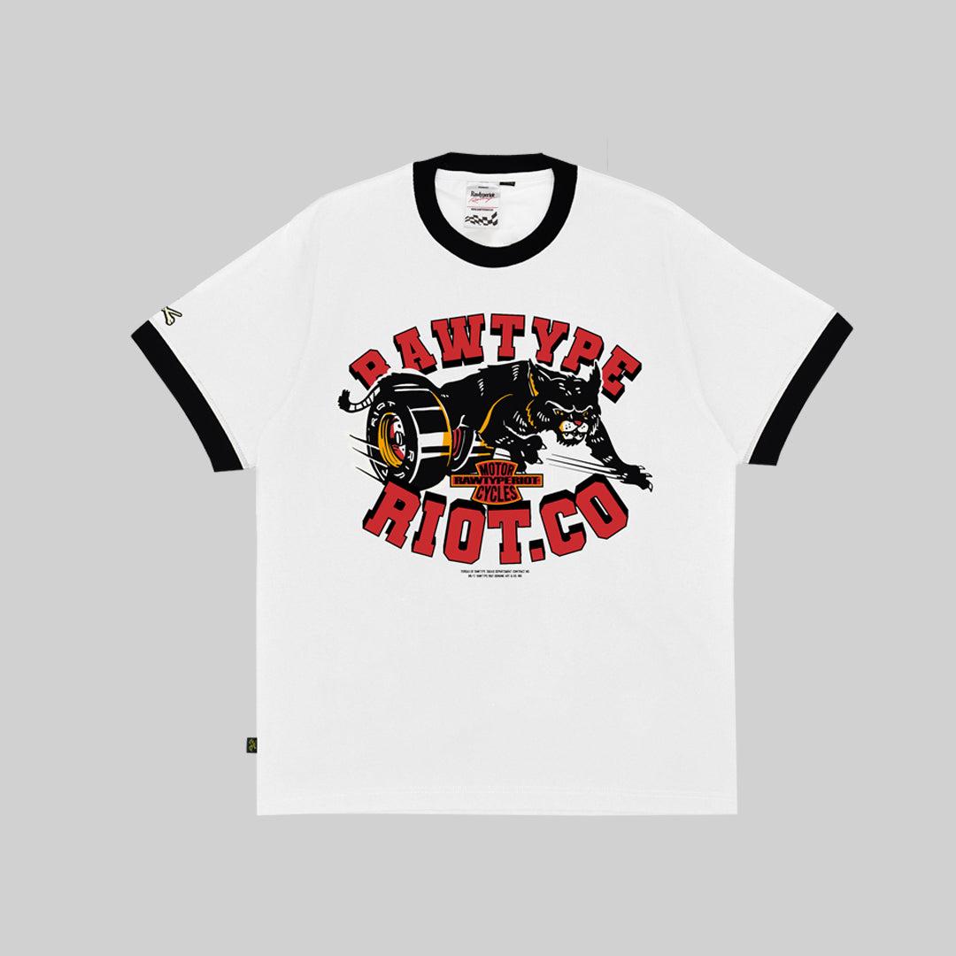 CAT SPEED TEES - WHITE